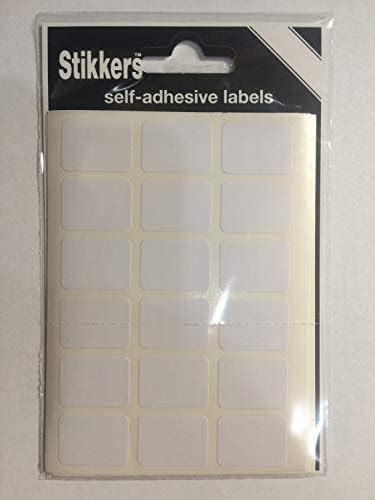 White Self Adhesive Sticky Labels Mm X Mm Stickers Amazon