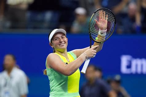 Ostapenko earned a place in the last eight with a three-set victory ...