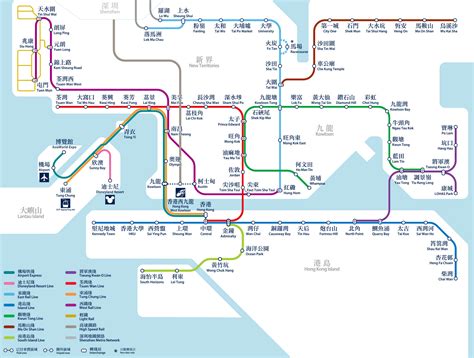 Hong Kong Metro Map Subway Map Mtr Map 2023 57 Off