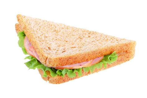 Triangle Sandwich Isolated Stock Photo Image Of Single 120254040