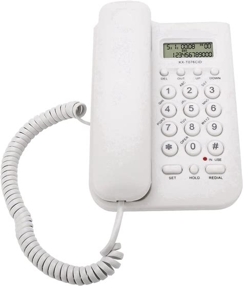 Buy Corded Phone With Caller Id Display Home Hotel Wired Desktop Phone