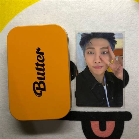 Bts Butter Weverse Pob Photocard Rm Hobbies And Toys Memorabilia And Collectibles K Wave On