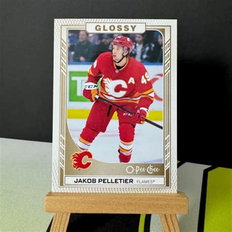 2023 24 UD SERIES 1 Jakob Pelletier R 2 O Pee Chee Glossy Calgary