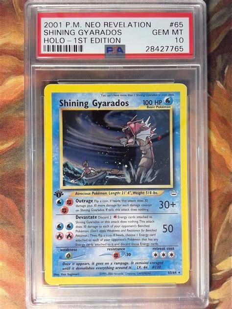 Shining Gyarados Card