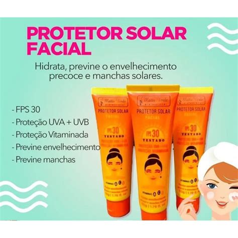 Protetor Solar Facial Fps 30 Matto Verde Bisnaga 50g Shopee Brasil