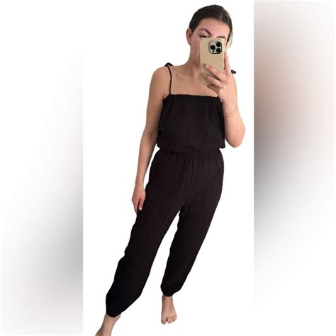 Z Supply Pants And Jumpsuits Z Supply Gauze Jumpsuit M Poshmark