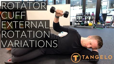 How To Do Rotator Cuff External Rotation Variations Tangelo Health Youtube