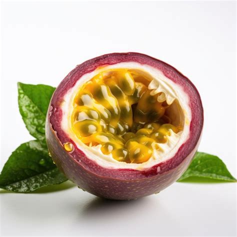 Premium Ai Image Passion Fruit Fruit Isolated On White Background