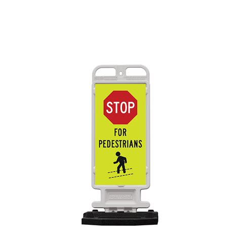 Crosscade™ Crosswalk Sign Stop For Pedestrians