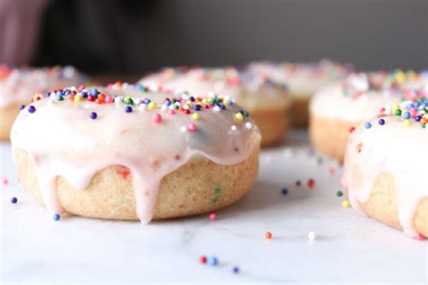 Baked Funfetti Cake Mix Donuts • Whats Molly Cooking