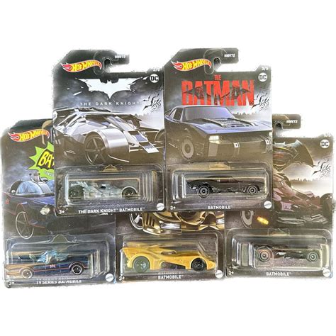 Hot Wheels set especial DC Batman classic mini coleção miniaturas batmobil Shopee Brasil