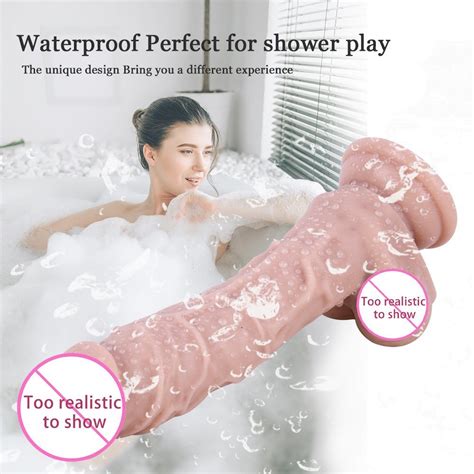 Inch Realistic Dildo Strong Suction Cup Lifelike Penis With