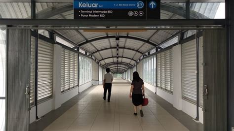 Penampakan Wajah Baru Stasiun Cisauk Terkoneksi Langsung Dengan