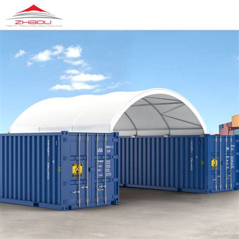 40x40′ Large Double Truss Fabric Container Shelter Good Factory Price