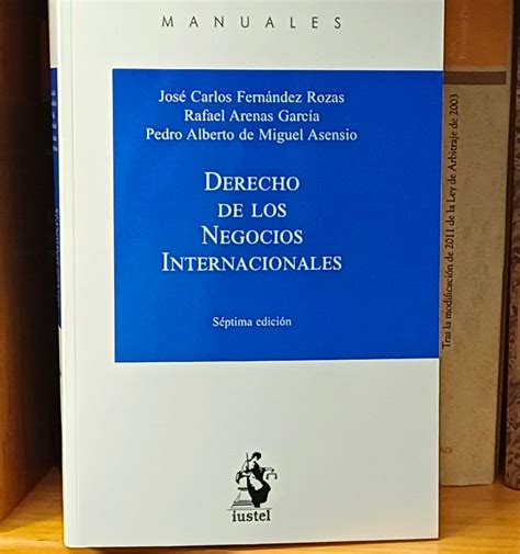 Nueva Edición “derecho De Los Negocios Internacionales” Ed 7 Dres