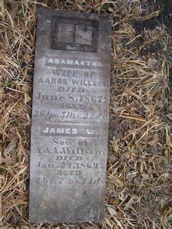 Aramantha Abrams Wilson 1840 1867 Mémorial Find a Grave