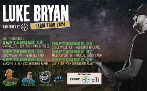 Luke Bryan Farm Tour Marshville NC Cox Brothers Farms Marshville