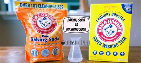 What Is The Difference Between Baking Soda And Washing Soda