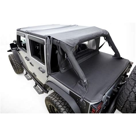 Rampage 2007 2018 Jeep Wrangler Jk Unlimited 4 Door Tonneau Cover Black Diamond Jeep Recyclers