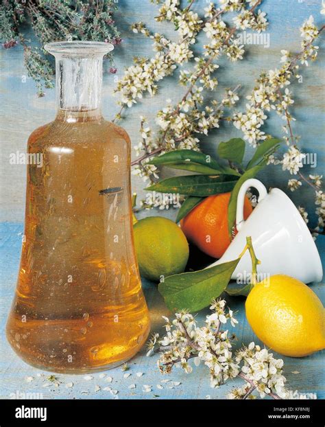 Liqueurs Wine Of Hawthorn Stock Photo Alamy