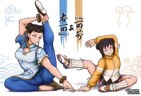 Chun Li And Li Fen Street Fighter And 1 More Drawn By Hershuar Danbooru