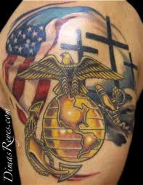 USMC Tattoo Designs And Meaning-USMC Tattoo Ideas And Pictures-USMC ...