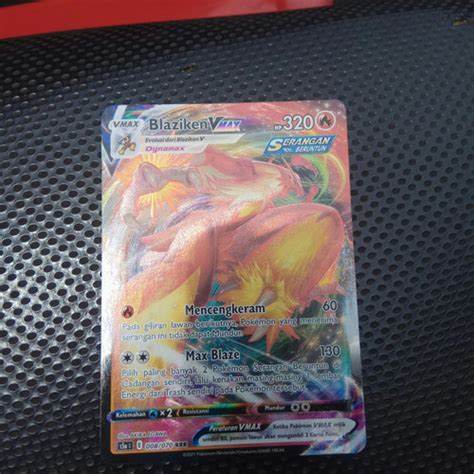 Jual Pokemon Tcg Indonesia Blaziken Vmax RRR Kota Tangerang Selatan