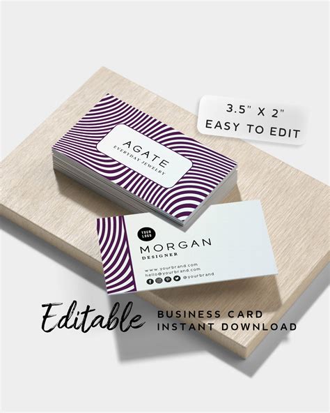 Free Printable Jewelry Business Card Templates Honhits