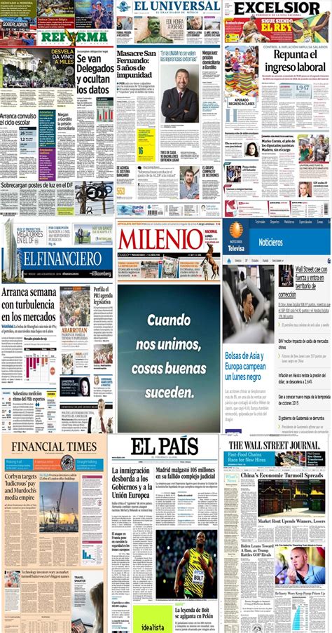 Los Principales Titulares En La Prensa Nacional E Internacional Hoy