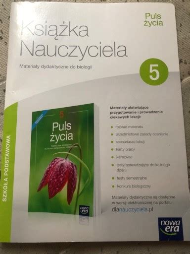 puls życia 5 KSIĄŻKA NAUCZYCIELA Kraków Kup teraz na Allegro Lokalnie