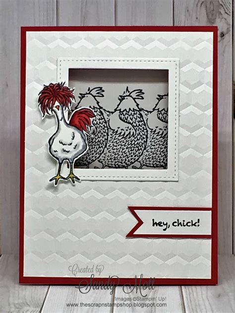 Stampin Up Hey Chick Created By Sandy Mott Cards Crazy Stamped