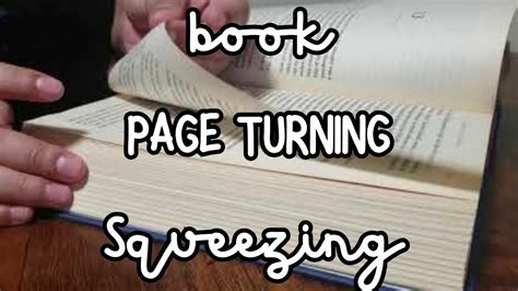 Book Page Turning Squeezing Page Turning Squeezing ASMR No Talking