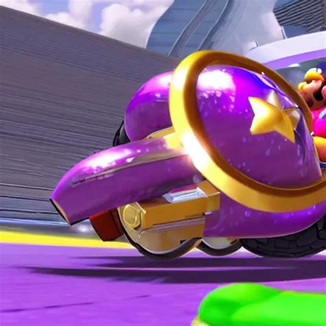 Thanos In Mario Kart Game Screenshot Realistic Stable Diffusion