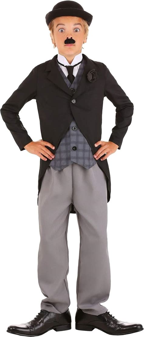 Amazon.com: Charlie Chaplin Costume for Boys : Clothing, Shoes & Jewelry