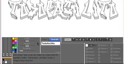 De Todo Un Poco Tutorial Para Crear Graffitis Con Graffiti Creator