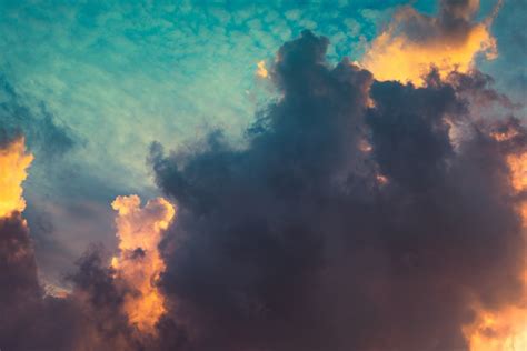 cloud sunset sky and sunrise 4k HD Wallpaper