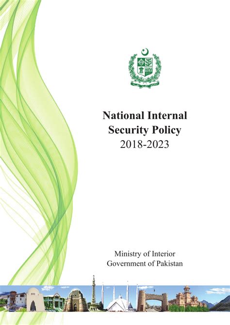 (PDF) Pakistan National Internal Security Policy 2018-2023