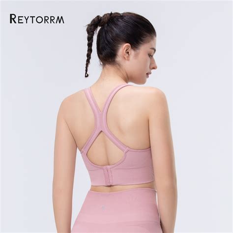 Jual Reytorrm Lycra Sport Bra Push Up Bh Pakaian Olahraga Kekuatan