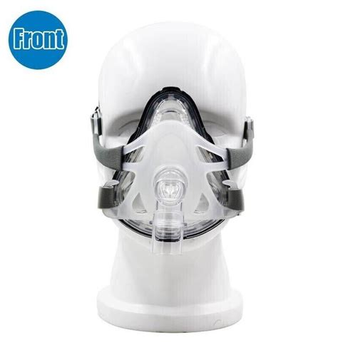 New BMC FM1A Face CPAP Nasal Mask with Adjustable Headgear for Sleep ...