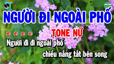 Karaoke Người Đi Ngoài Phố Tone Nữ Nhạc Sống Beat Chuẩn 2024 Cẩm Tiên