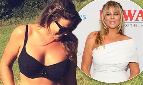 Fiona Falkiner Strips Down To A Black Bikini On Instagram Daily Mail