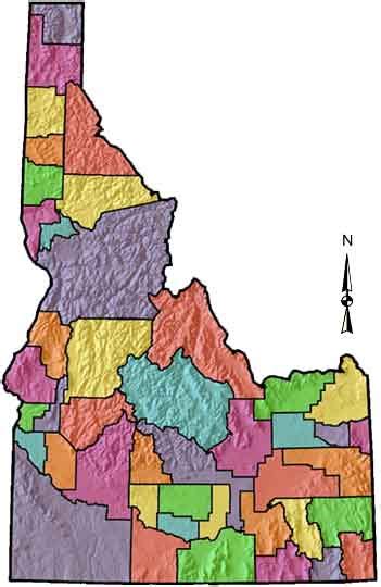 Digital Atlas Of Idaho Counties