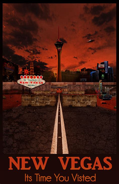 New Vegas Travel Poster on Behance