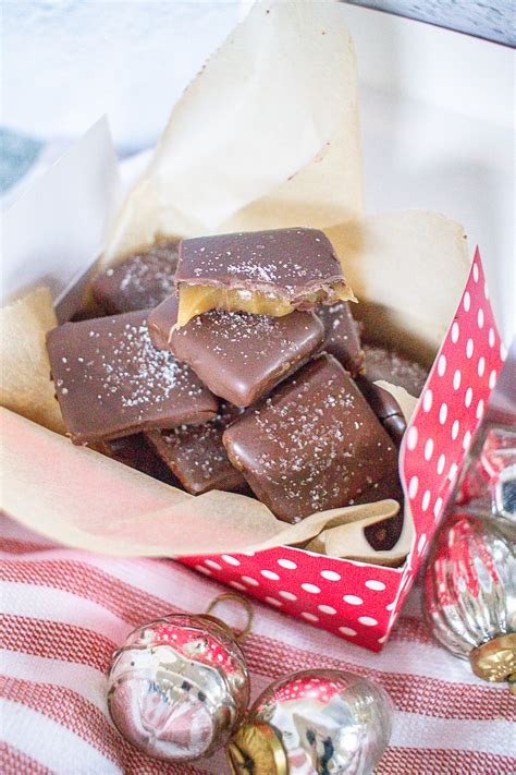 Dark Chocolate Covered Sea Salt Caramels Recipe