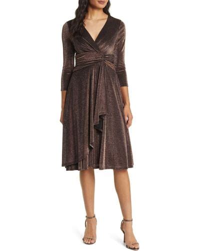 Brown Eliza J Dresses For Women Lyst