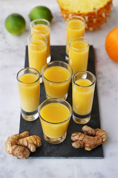 Ginger Shots Recipe And Benefits Elavegan