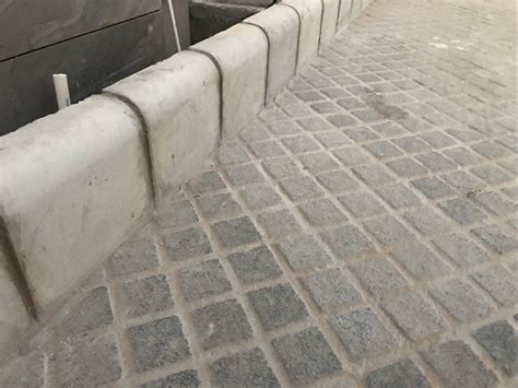 Grey Kerb Stone Paver Block Material Cement At Rs Piece In Jaipur