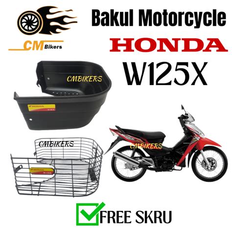 HONDA WAVE 125 X ULTIMO Basket Motorcycle Bakul Besi Jaring Basket