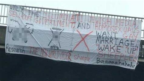 Anti Same Sex Marriage Banner On M1 Au — Australias Leading