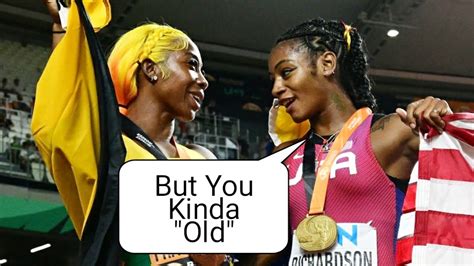 OMG Sha Carri Richardson Mistakenly Refer To Shelly Ann Fraser Pryce